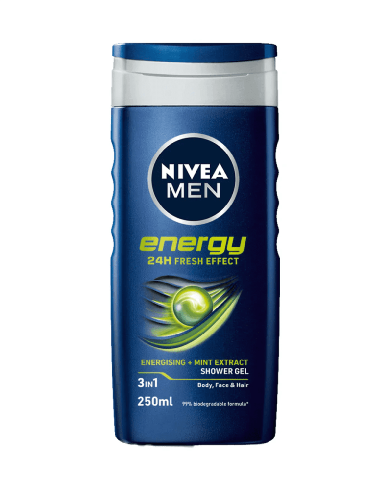 Nivea MEN Shower Gel - 250ML - ENERGY